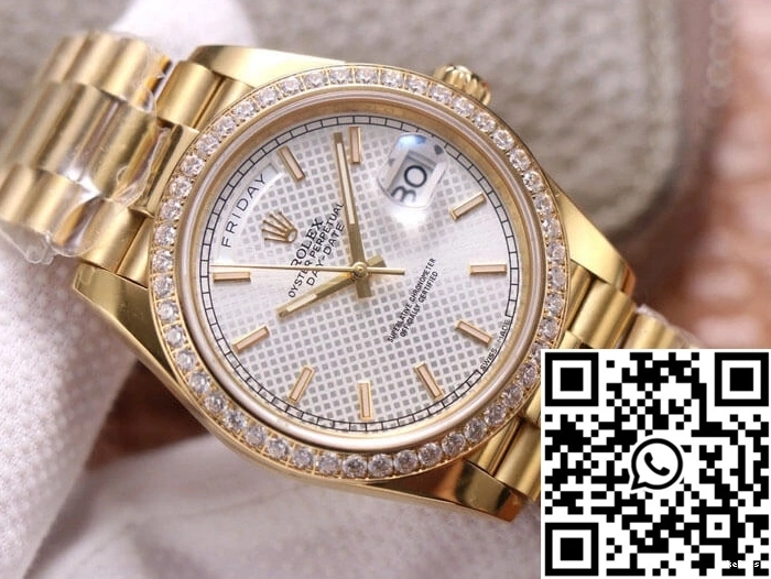 EW Day-Date Silver Dial Factory Rolex M228348RBR-0005 0413